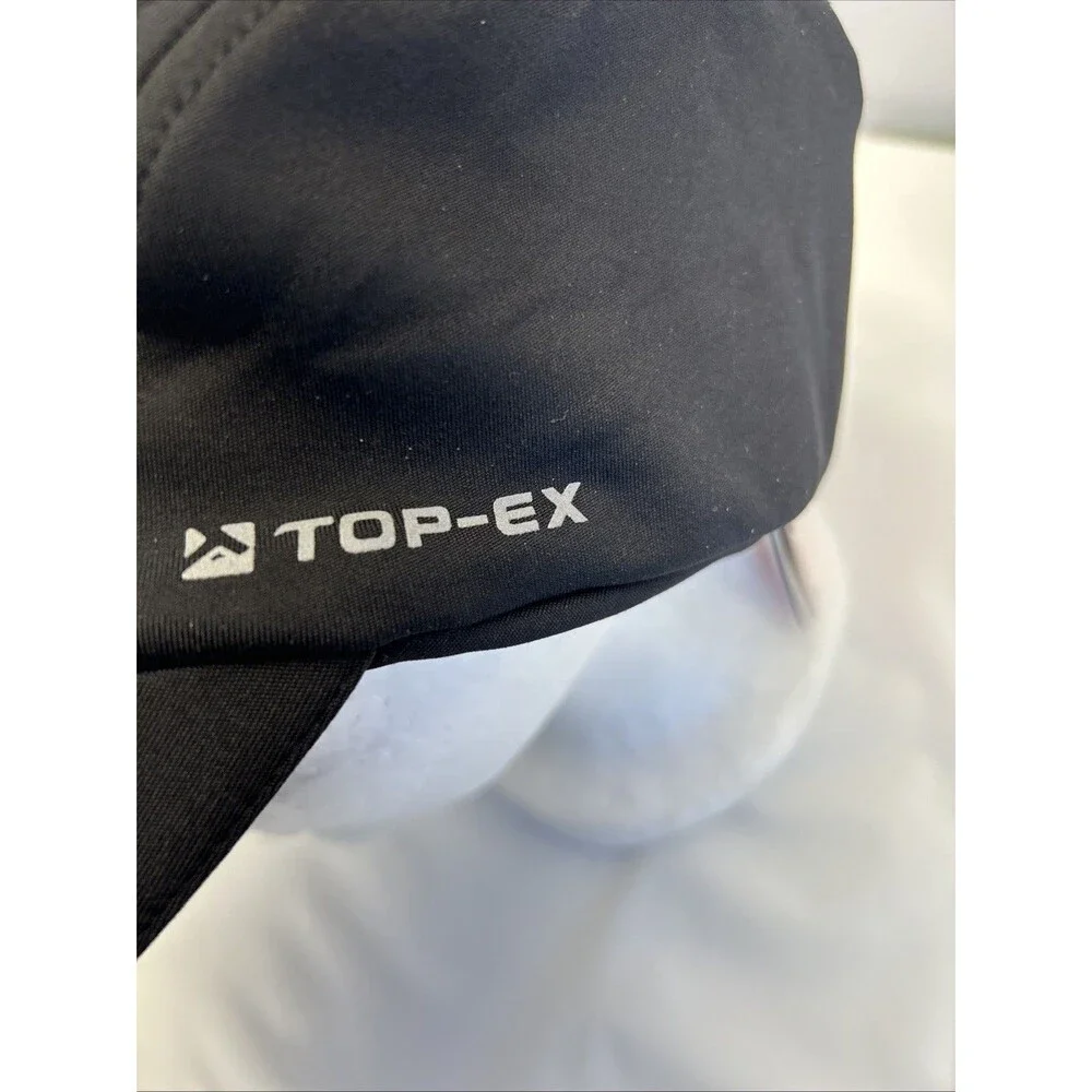 Top-Ex Black Cap Lightweight Adjustable Pullstring Size XL-XXL 100% Waterprf NEW